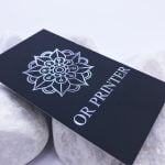 Foil stamped business cards