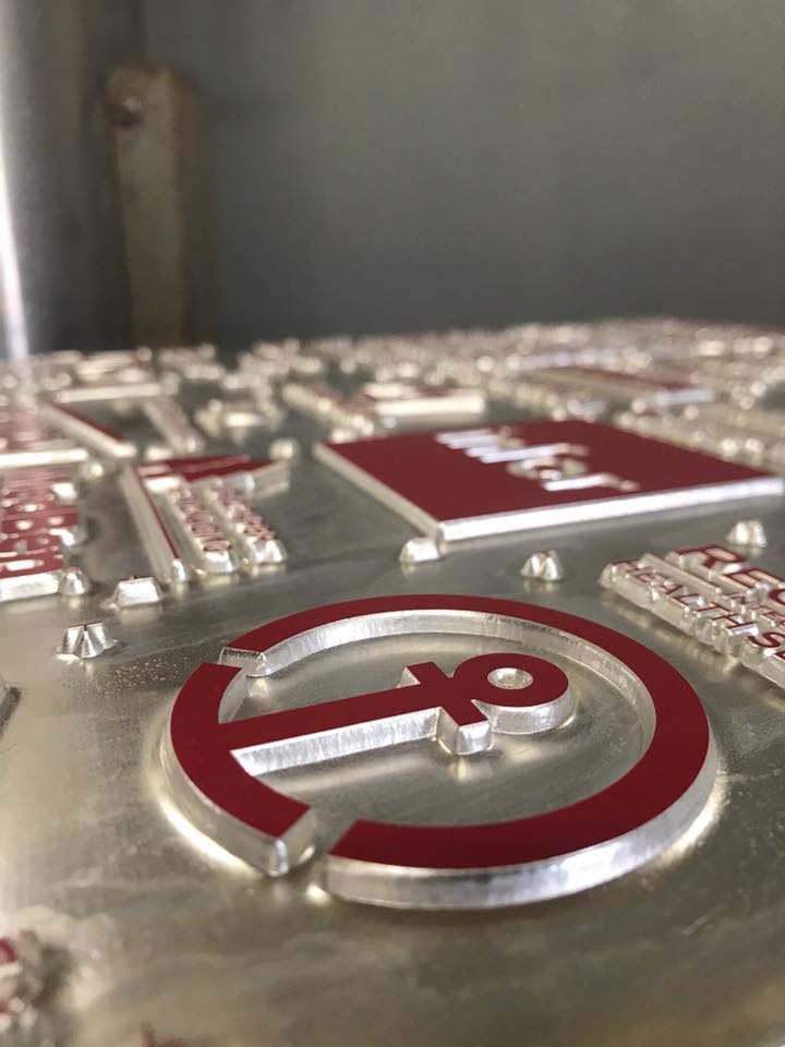 Magnesium dies for hot foil stamping