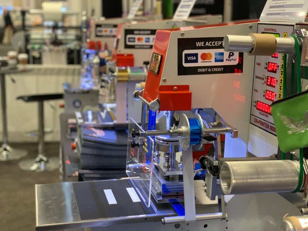 OR-Printer 5020E semi-automatic hot foil stamping machine