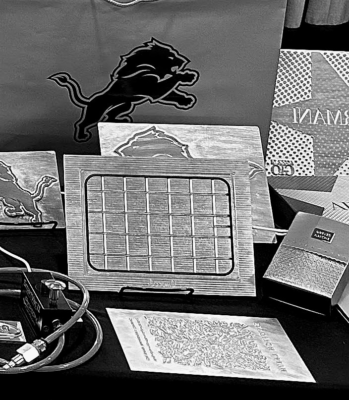 Large magnesium die layout